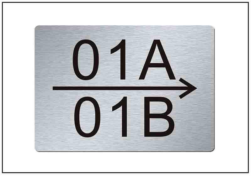 陽極氧化指示小標牌